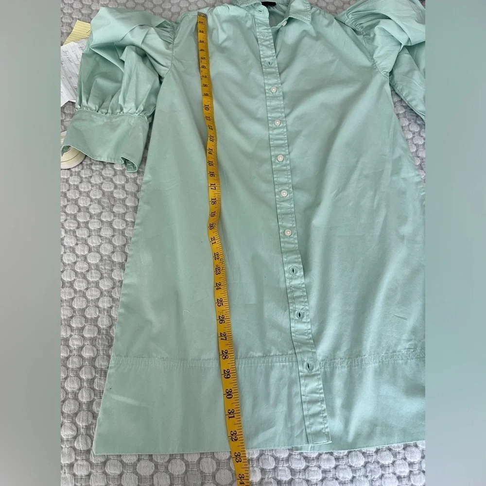 SALE J. Crew Long Sleeve Shirtdress, Size XXS - Picture 5 of 9